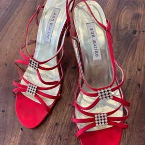 Ann Marino Red Heels size 8